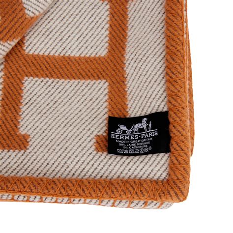 hermes orange h|orange hermes blanket.